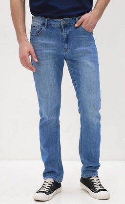 Джинсы F411-0178R l.blue - Fine joyce фото 9