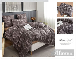 КПБ Alanna Beautiful на резинке по кругу ALABER002 Семейный