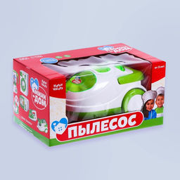 Пылесос детский «Мини-дом», свет, всасывающий, цвет МИКС