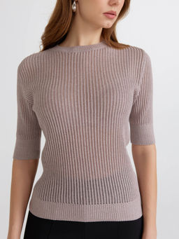 CONTE LDK2454 Джемпер женский beige melange - Conte elegant фото 4