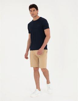 Camel Slim Fit Dokuma _ort