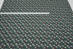 Плательная вискоза Digital Цветочные фонарики цв.черный, ш.1.5м, вискоза-100%, 175гр/м.кв - Купава фото 10