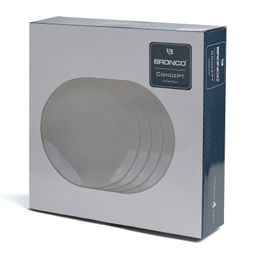 НАБОР ТАРЕЛОК ОБЕДЕННЫХ BRONCO CONCEPT 4 ШТ. 27,5 СМ БЕЖЕВЫЙ  фото 4