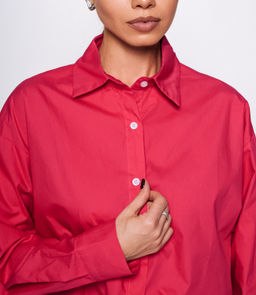 Рубашка #КТ3160 (8), малиновый - Dommod фото 5