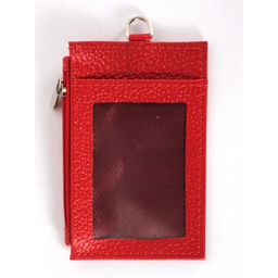 Визитница-кардхолдер Croco-В-216 н/к, 1отд, 3карм, красный флотер (113) 263573  фото 2
