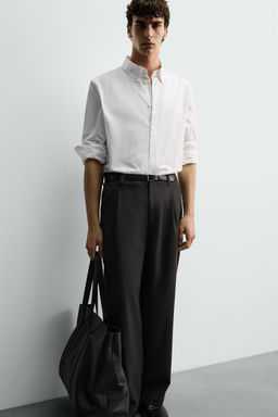 REGULAR FIT TEXTURED SHIRT - Zara фото 13