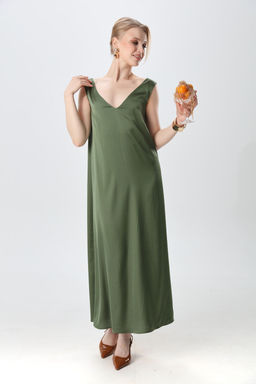 Платье NIKVA н1014-6 зелень  фото 4