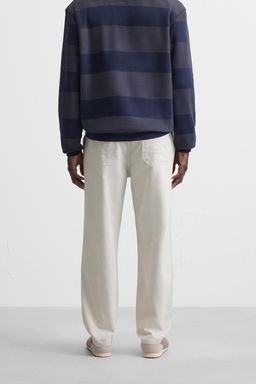 WASHED JOGGER WAIST TROUSERS - Zara фото 12