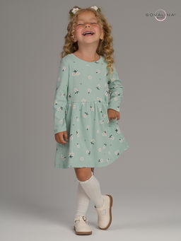 Платье Элла мятный букетик