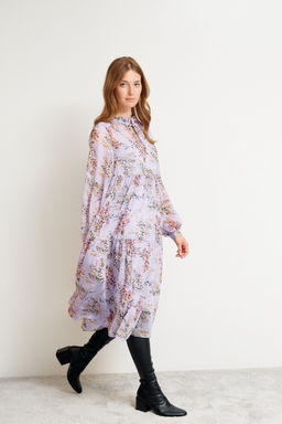 Платье свободного А-силуэта Linda (Цвет: Лаванда) - Morozov Amavie фото 4