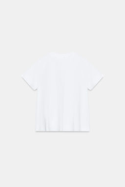 CAMISETA MANGA CORTA / Blanco - Zara фото 3