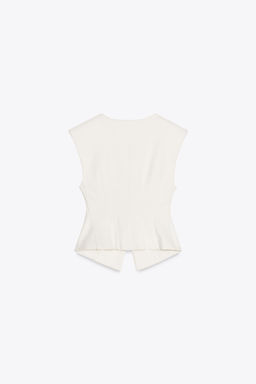 INTERLOCK SLEEVELESS TOP - Zara фото 38