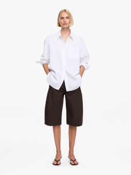 Pantalones tres cuartos barrel-leg - H&m фото 6