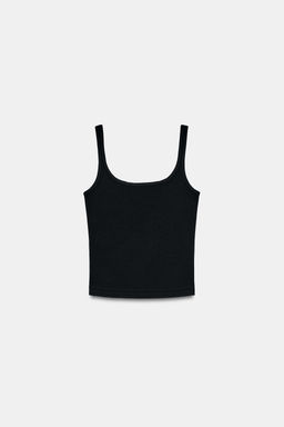 TOP TIRANTES ALGOD?N MODAL / Negro - Zara фото 4