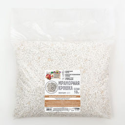 Мраморный песок Рецепты Дедушки Никиты, отборная, белая, фр 2,5-5 мм , 10 кг