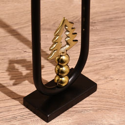 Подсвечник новогодний Ёлочка, 33 см, металл