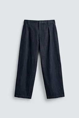BARREL FIT DENIM CHINOS - Zara фото 7