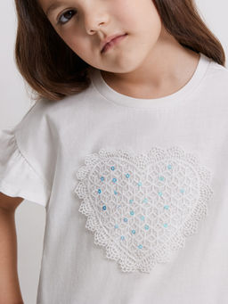 ACOOLA / Блузка детская для девочек Yanina белый