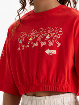 GFTY3388 Футболка-топ для девочек