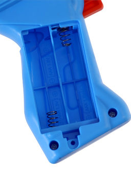 Генератор мыльных пузырей Пистолет, световые эффекты, работает от батареек, синий - Simaland фото 9