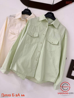 Рубашка женская однотонная