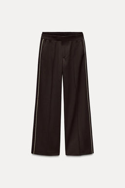 PINSTRIPE TROUSERS WITH BOXER DETAIL - Zara фото 4