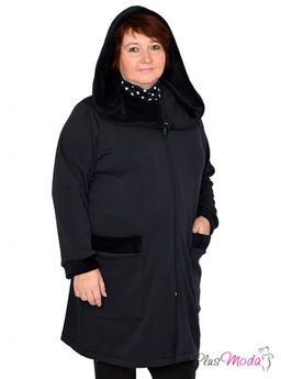 Куртка-толстовка Модель №497 размеры 44-84 - Plusmoda фото 9