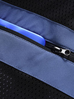 Ветровка мужская софтшелл виндстоппер с капюшоном спортивная синего цвета 9617_1S