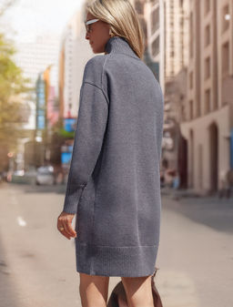 Платье из пряжи с кашемиром - Vilatte фото 4