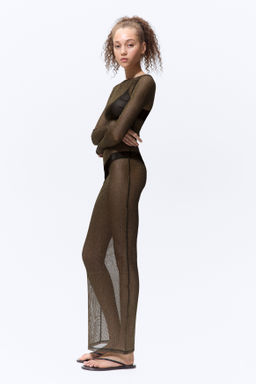 Vestido ajustado con brillo - H&m фото 3