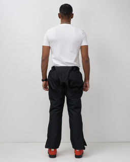 Горнолыжные мужские брюки зимние черного цвета 9800Ch - Mtforce фото 4