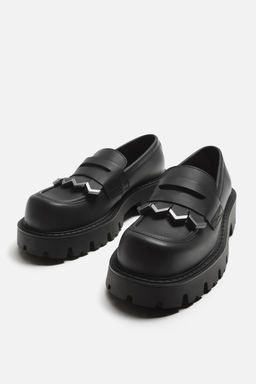 CHUNKY FRINGED LOAFERS - Zara фото 3