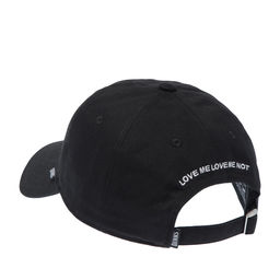 Бейсболка DJINNS арт. Dad Cap LoveMeNot (черный)