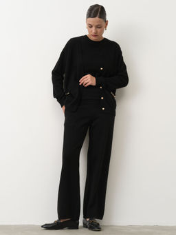 Джемпер кашемировый 06052 черный