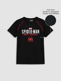 Spider-Man Bask?l? Erkek ?ocuk Soft Touch Ti??rt