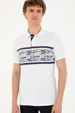 U. S. Polo Assn / Мужская белая футболка - U.s. polo assn фото 3