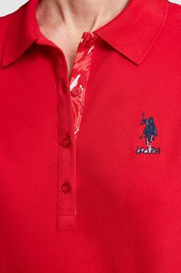 Kad_n K_rm_z_ Polo Yaka Basic Ti__rt