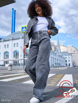 Джинсы трубы женские с высокой посадкой - Bruno фото 5