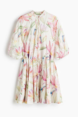 Vestido con cintur?n de anudar