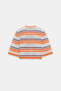 CHAQUETA PUNTO POINTELLE RAYAS / Multicolor - Zara фото 8