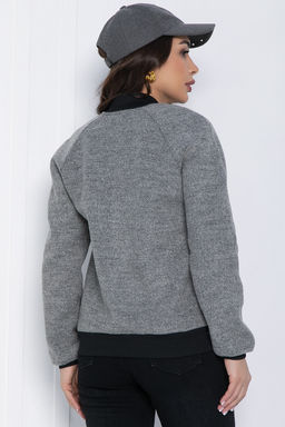 Бомбер Каприз (серый) Б12627-13 - Lt collection фото 2
