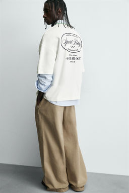 CONTRAST PRINT T-SHIRT - Zara фото 6