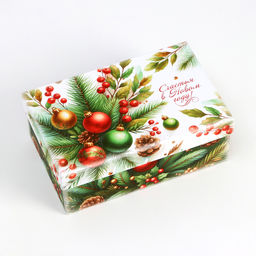 Набор подарочных новогодних коробок 10 в 1 Ёлочные игрушки, 32.5?20?12.5 - 12?7?4 см