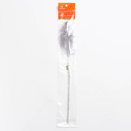 Дразнилка Мягкое воспоминание с перьями и бубенчиками, 60 см - Пижон фото 5