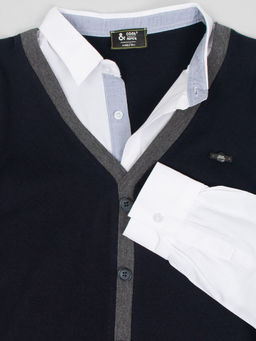 Джемпер-обманка для мальчика Соль&Перец уценка  фото 6