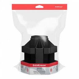 Цена за 1 шт. Подставка настольная вращающаяся пластиковая ErichKrause Office, Classic, черный  фото 2