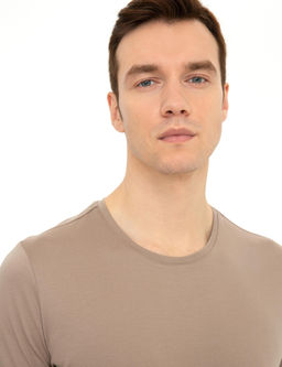 Норковая облегающая базовая футболка - Cacharel фото 2