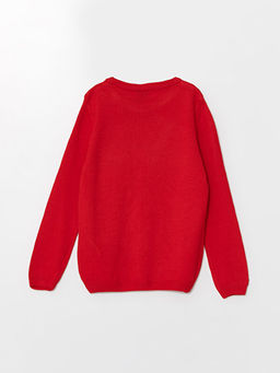 Bisiklet Yaka Basic Uzun Kollu K?z ?ocuk Triko Kazak - Waikiki фото 3