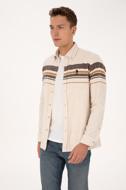 Erkek Krem Uzun Kollu G_mlek - U.s. polo assn фото 3