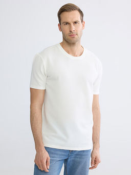 Bisiklet Yaka Dokulu Erkek Ti??rt